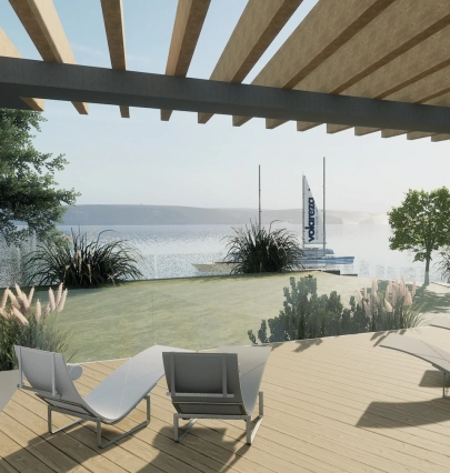 Areál Vojenské zotavovny Dyje na Vranovské přehradě