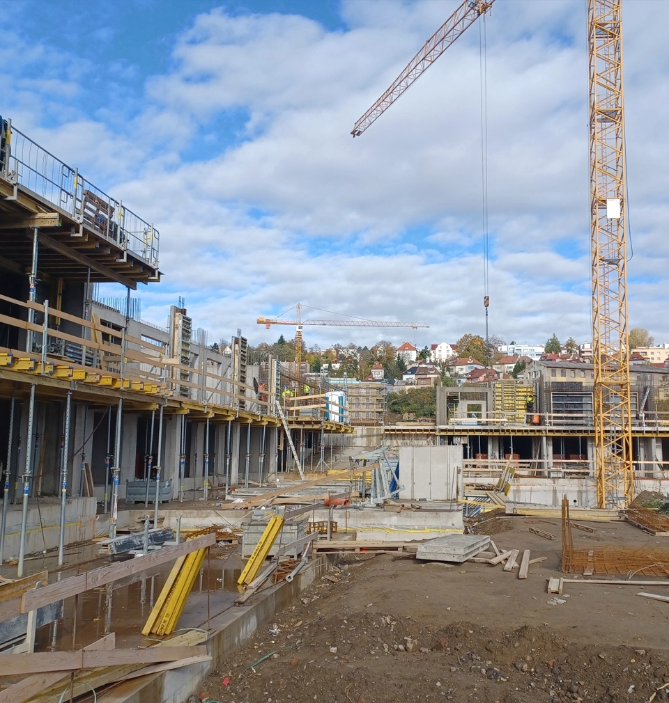 Stavba projektu Kolbenova Park pokračuje podle plánu!