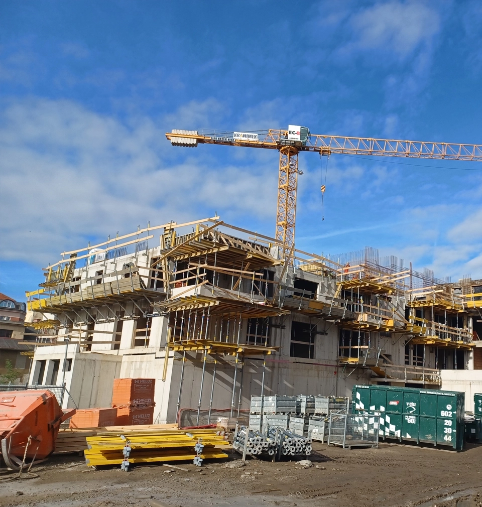 Stavba projektu Kolbenova Park pokračuje podle plánu!