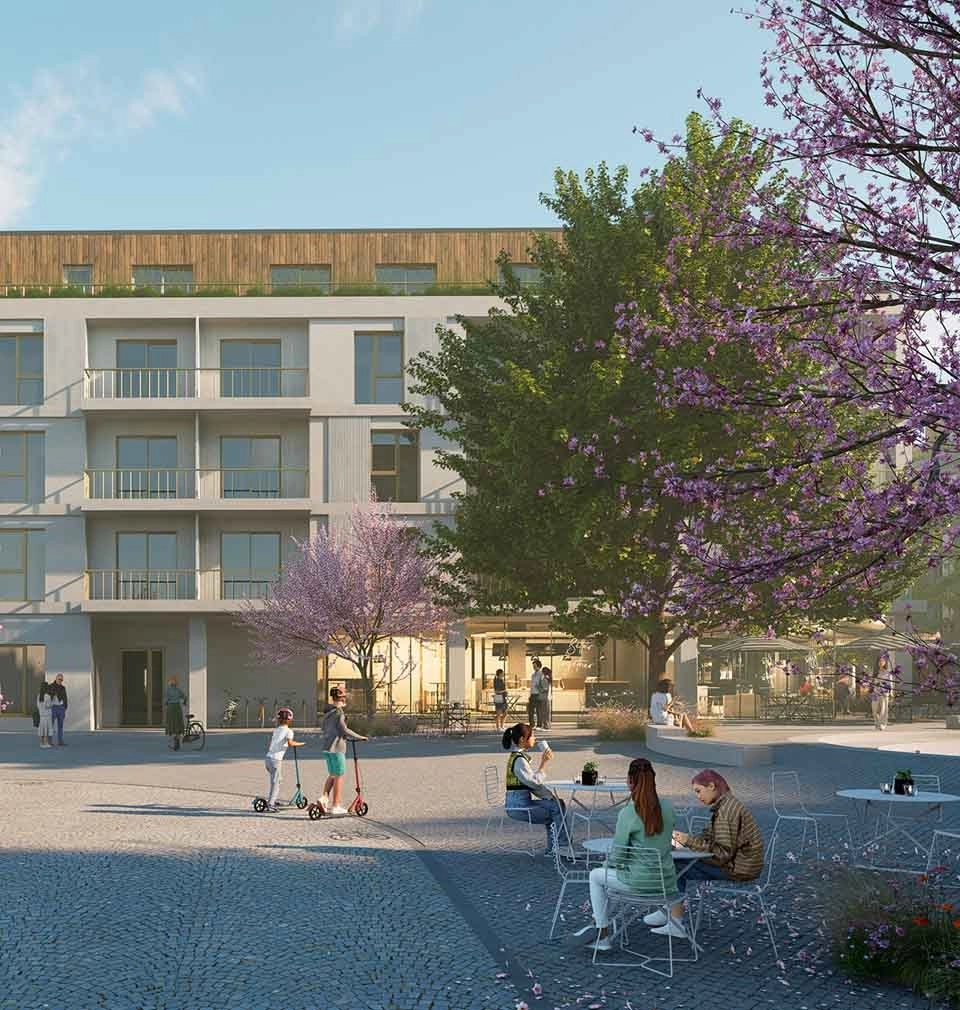 EARCH.CZ píše: Centrum nové Jesenice od studia MS architekti