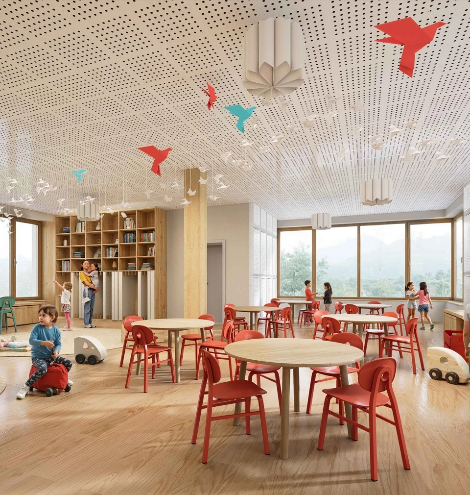 Navrhujeme novou mateřskou školu