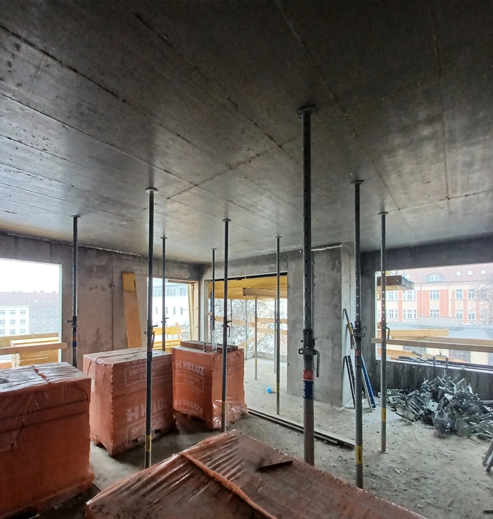 Stavba druhé etapy projektu Kolbenova Park pokračuje