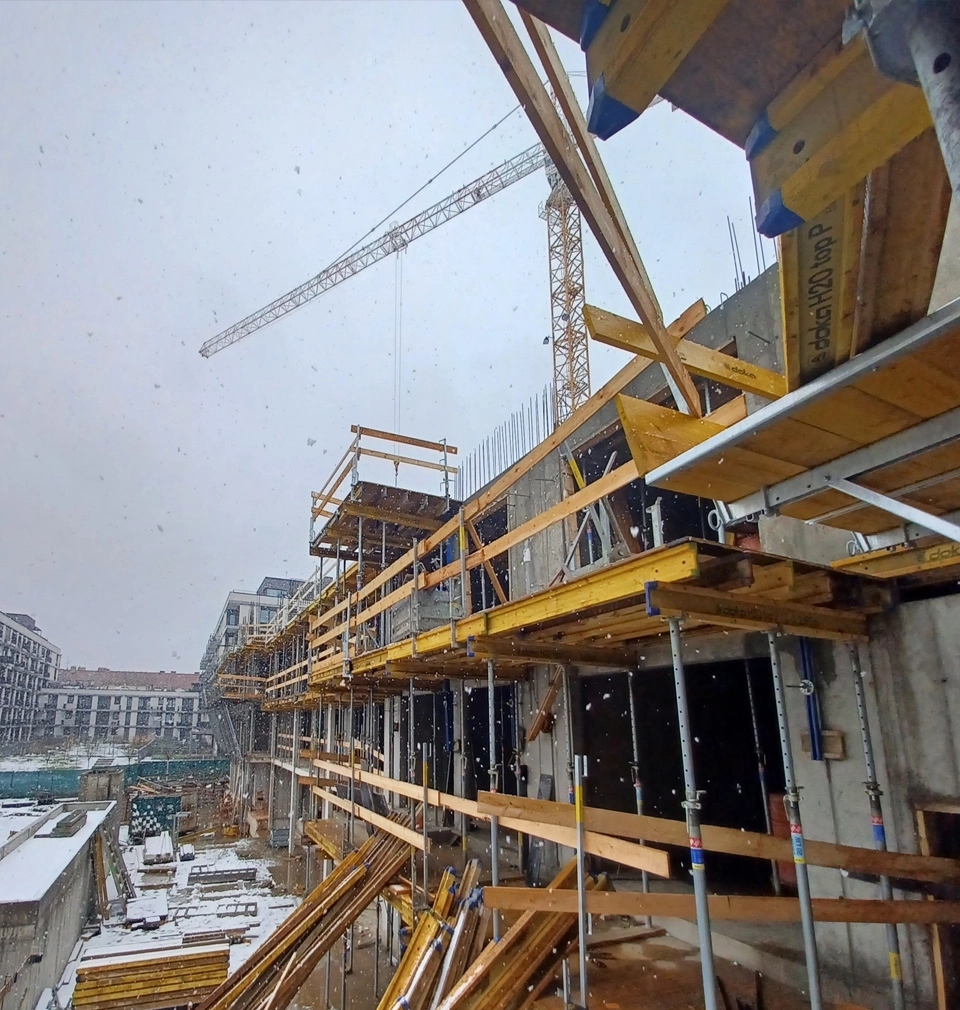 Stavba druhé etapy projektu Kolbenova Park pokračuje