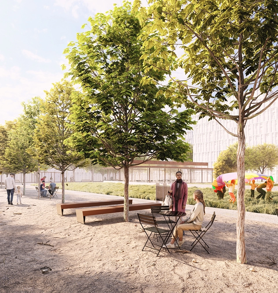 Novou lokalitu Smíchov City brzy doplní kvalitní veřejný prostor